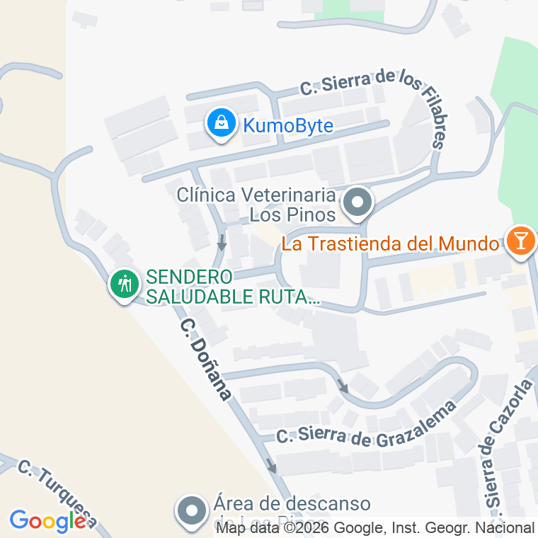 Código postal de Calle Sierra Magina en Gloria (la)