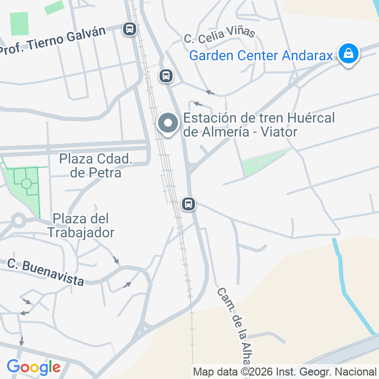 Código postal de Ctra Almeria en Huercal de Almeria
