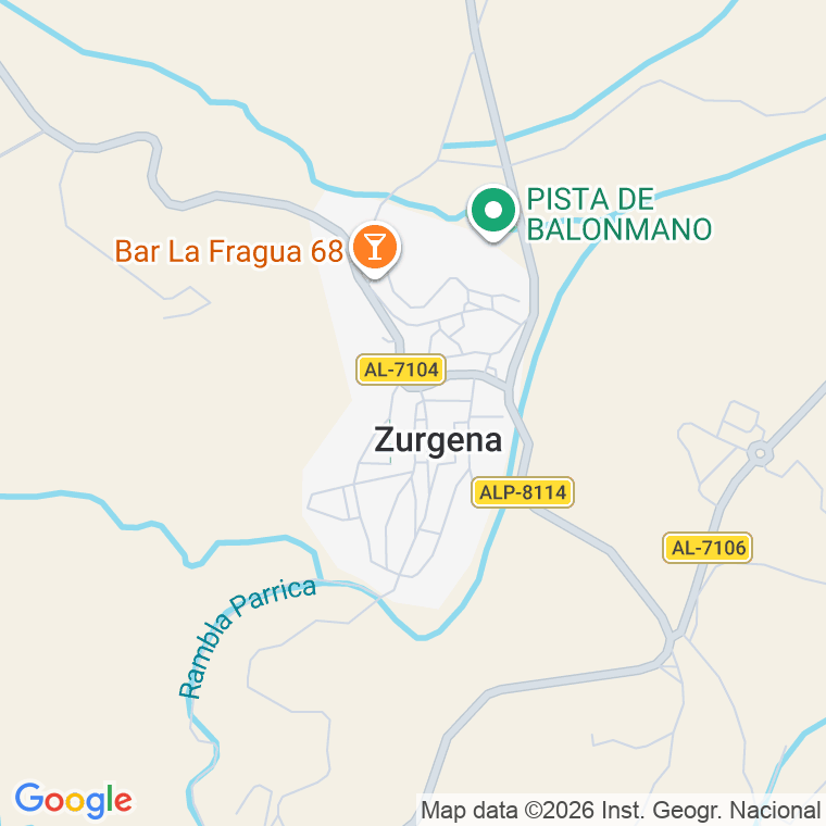 Código postal de Praje Cuesta Arrieros en Zurgena