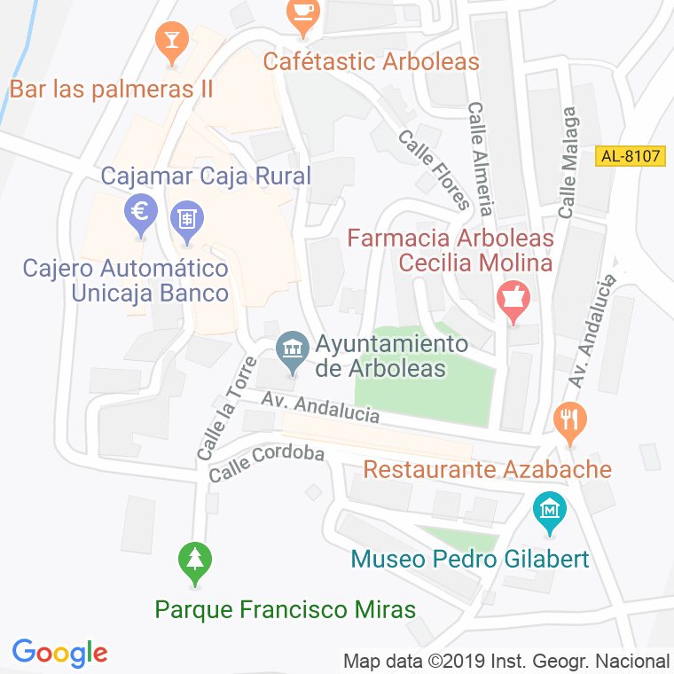 Código Postal de Peraltas, Los en Almería