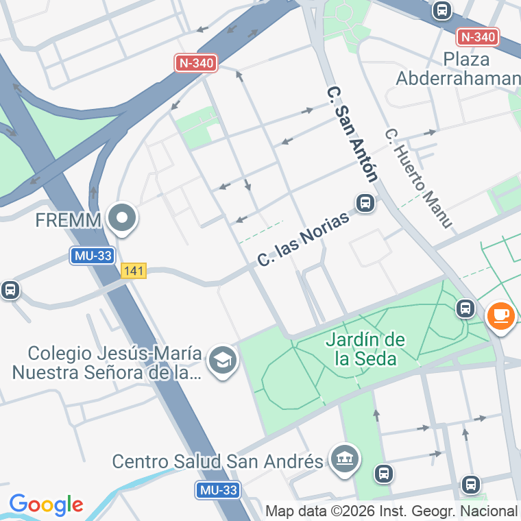 Código postal de Norias, las en Murcia