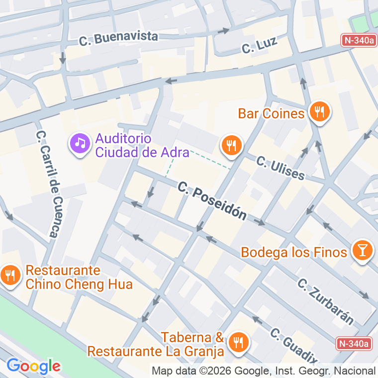Código postal de Calle Ramon y Cajal en Adra