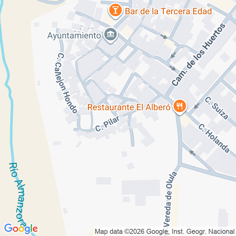 Código postal de Calle Pilar (el) en Olula del Rio