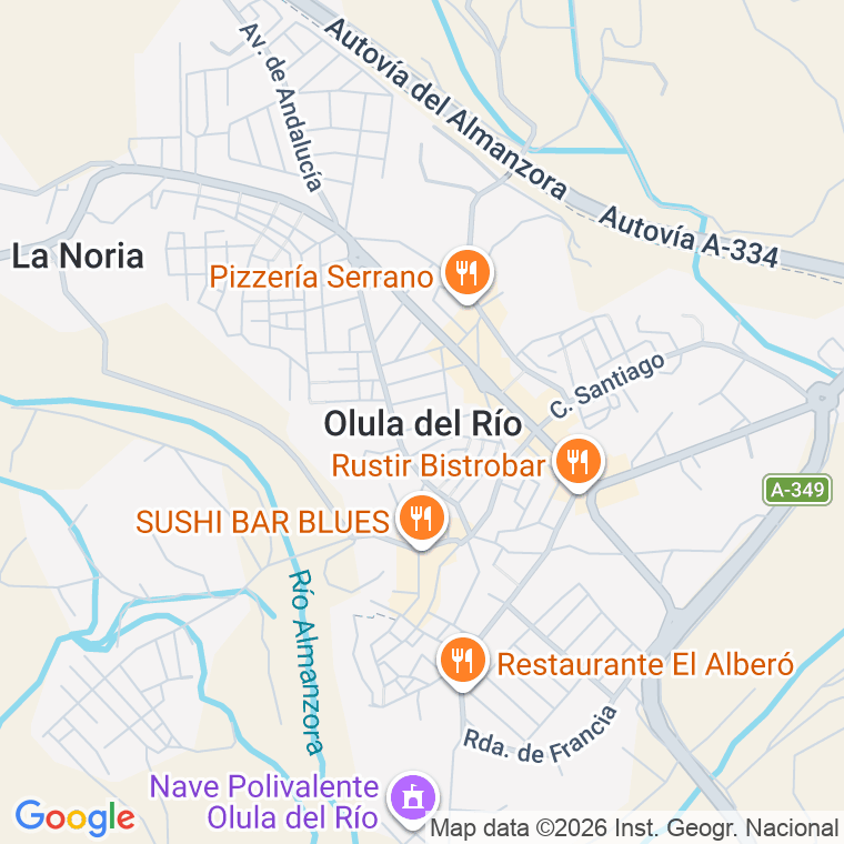 Código postal de Urb Hispanidad (la) en Olula del Rio