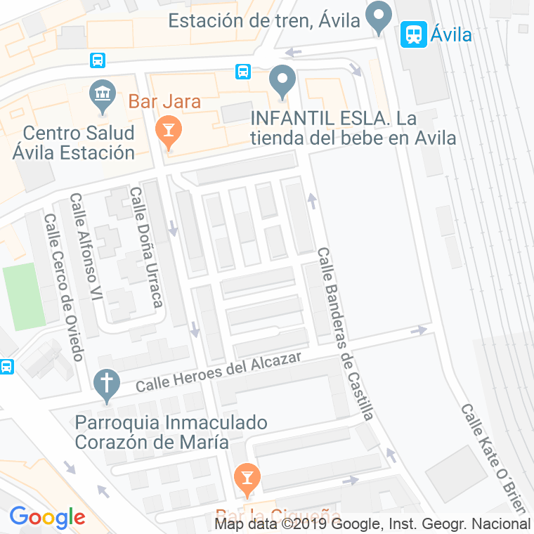 Código Postal calle Batalla De Alfambra en Ávila