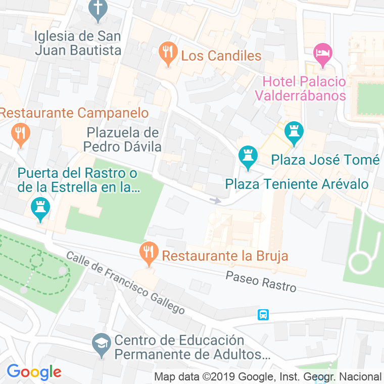 Código Postal calle Cardenal Play  Deniel en Ávila