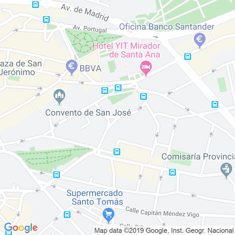 Código Postal calle Cristo De La Luz en Ávila