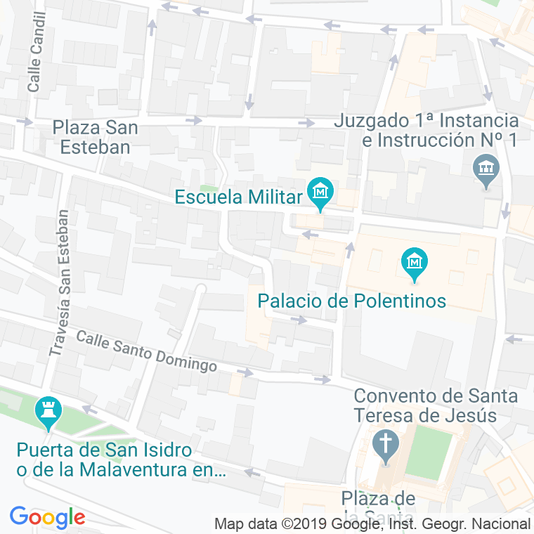 Código Postal calle Pocillo en Ávila
