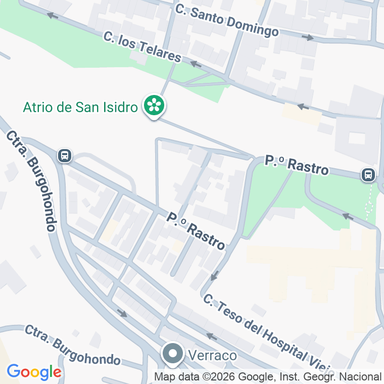 Código postal de Atrio de San Isidro en Ávila