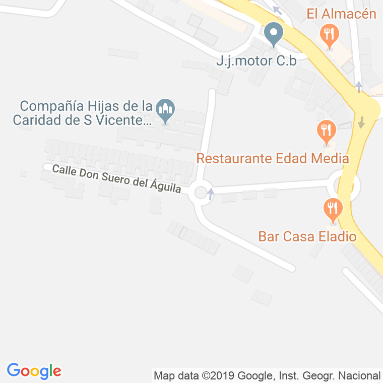 Código Postal calle Suero Del Aguila en Ávila