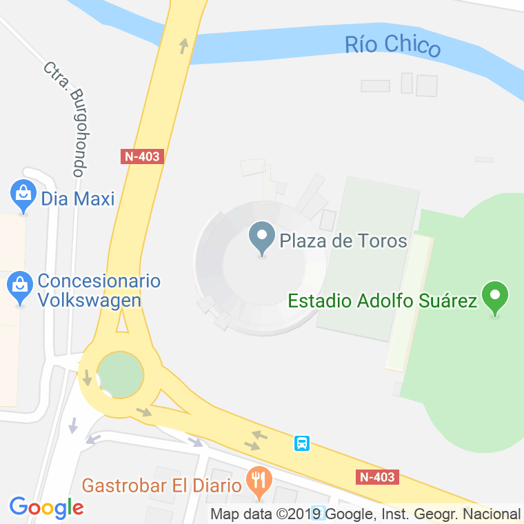 Código Postal calle Toros, De, plaza en Ávila