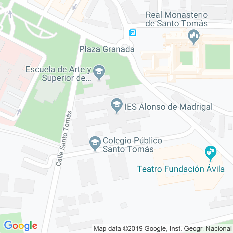 Código Postal calle Madrigal en Ávila