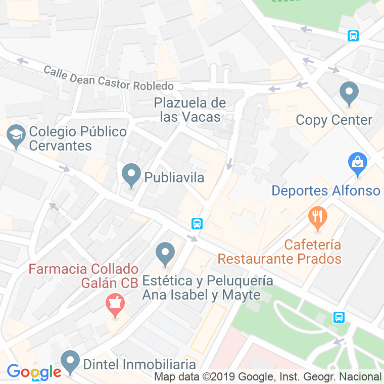 Código Postal calle San Cristobal, travesia en Ávila