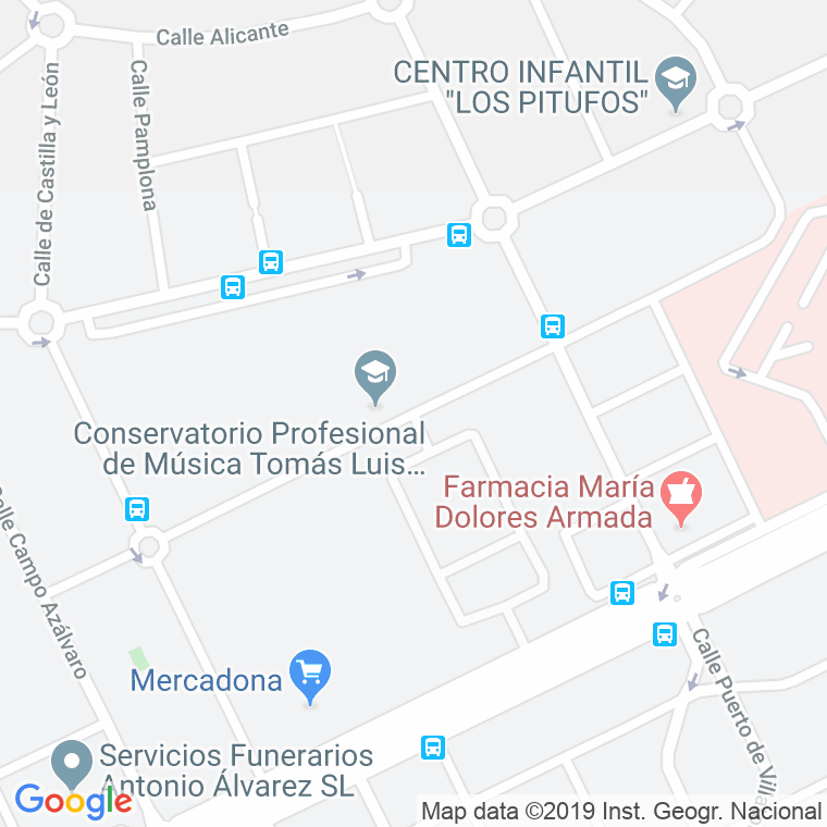 Código Postal calle España, De, avenida en Ávila