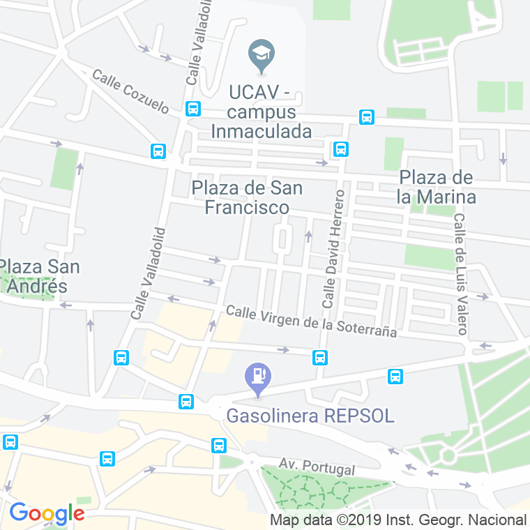 Código Postal calle Nuestra Señora Del Cubillo en Ávila