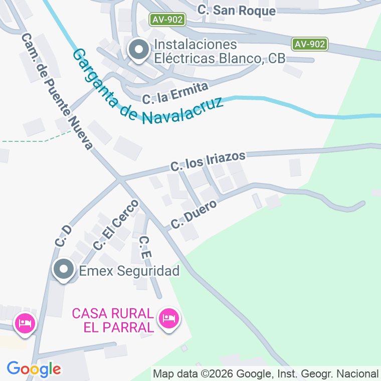 Código postal de Trva Iriazos (de Los) en Burgohondo