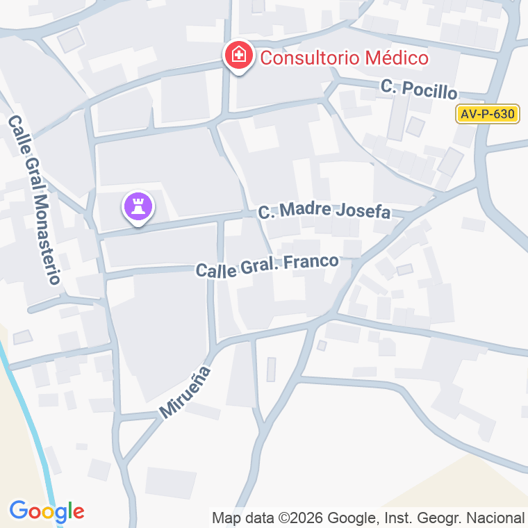 Código postal de Calle General Franco en Mirueña de los Infanzones