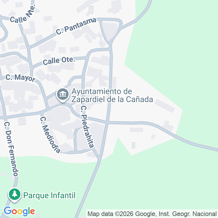 Código postal de Calle Guzman de Barrientos en Zapardiel de la Cañada