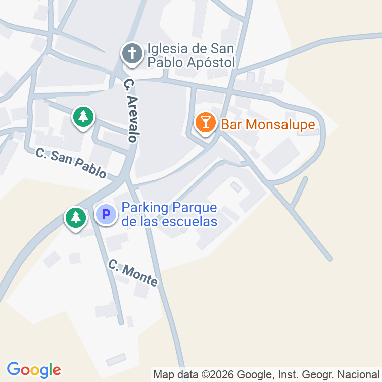 Código postal de Trva Cardeñosa en Monsalupe
