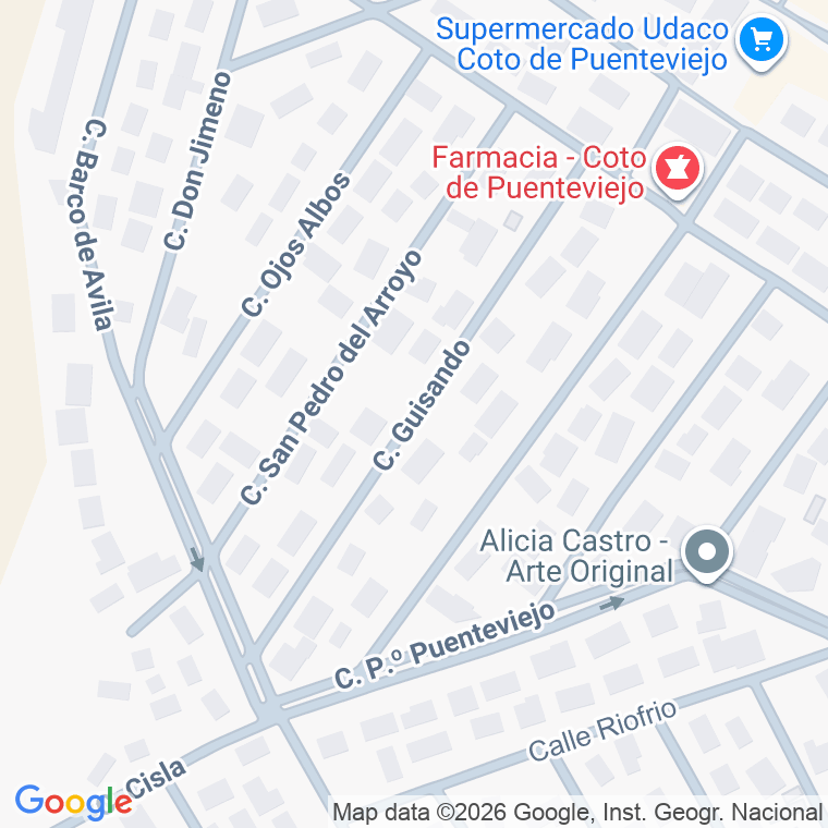 Código postal de Calle Guisando en Coto de Puente Viejo