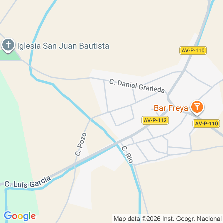 Código postal de Calle Pozo en San Juan de la Encinilla