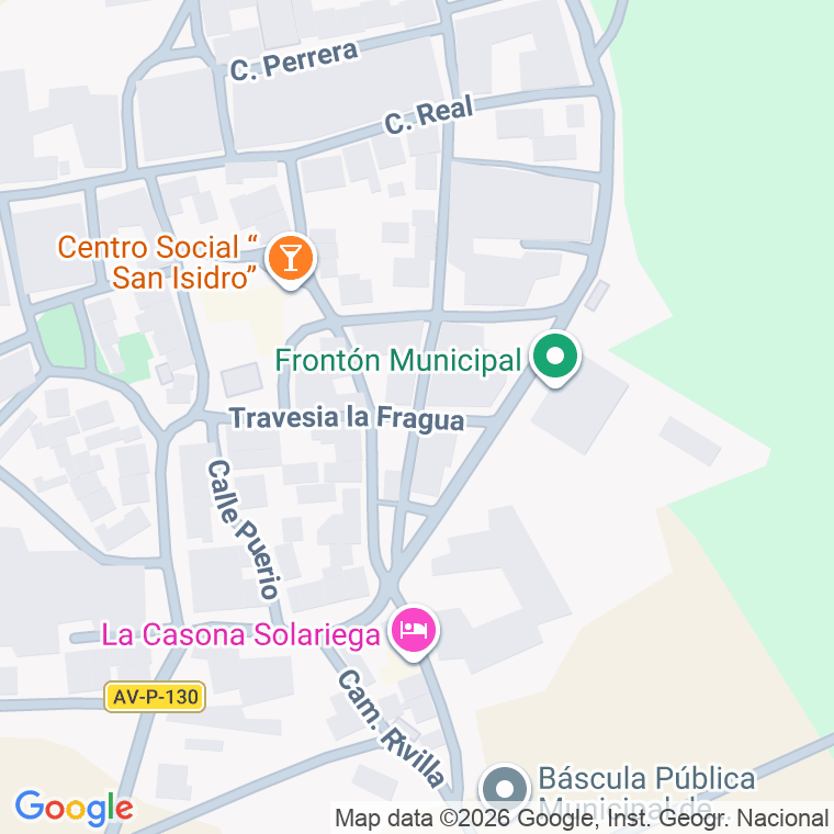 Código postal de Calle Fragua en Flores de Avila