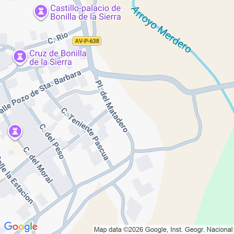Código postal de Plaza Matadero del en Bonilla de la Sierra