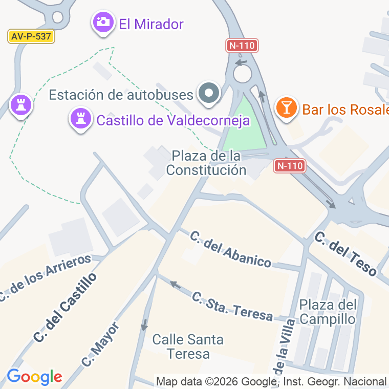 Código postal de Plaza Constitucion (de La) en Barco de Avila (el)