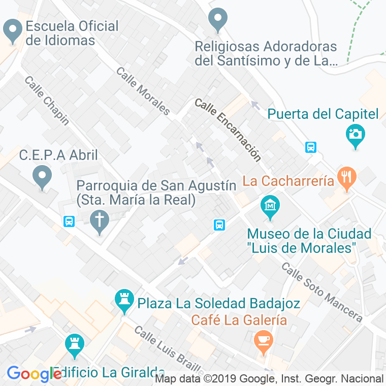 Código Postal calle Cespedes en Badajoz