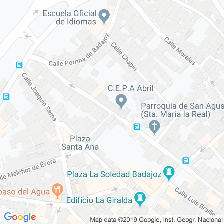 Código Postal calle Jose Lanot en Badajoz