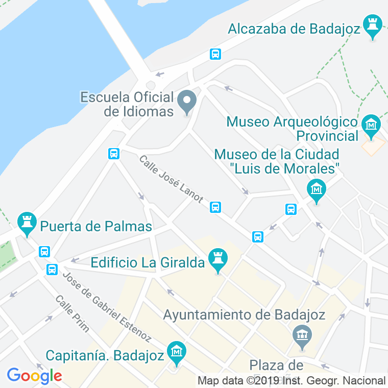 Código Postal calle Jose Terron en Badajoz
