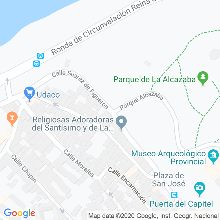 Código Postal calle Suarez De Figueroa en Badajoz