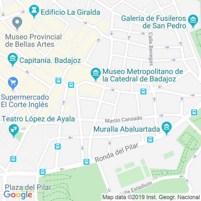 Código Postal calle Arco Aguero en Badajoz
