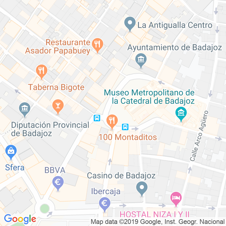 Código Postal calle Cristobal Oudrid en Badajoz