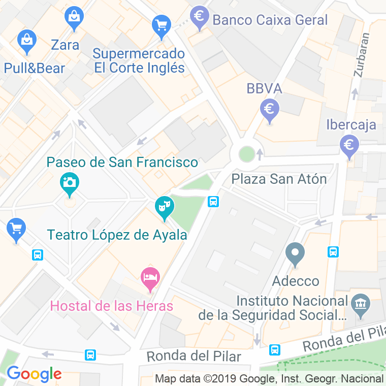 Código Postal calle Minayo, plaza en Badajoz
