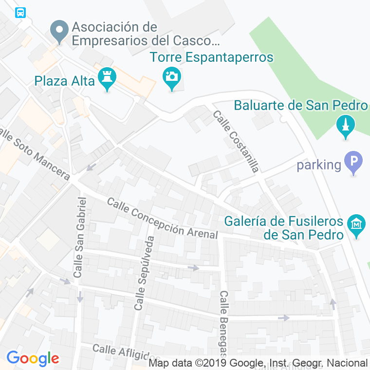 Código Postal calle San Lorenzo en Badajoz
