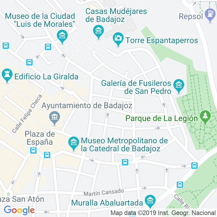 Código Postal calle Sepulveda en Badajoz