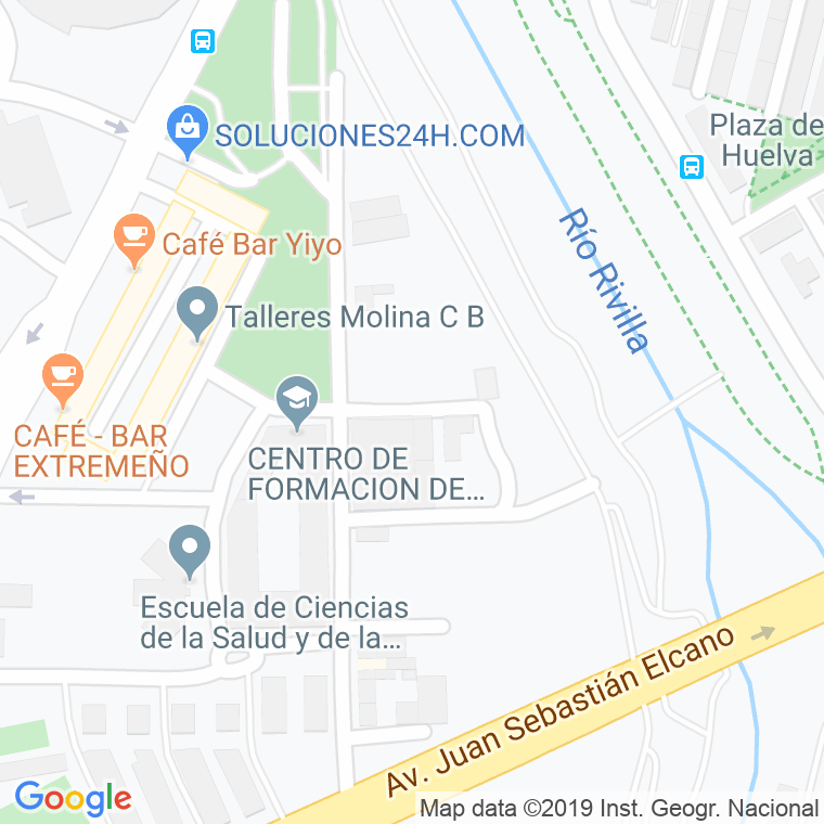 Código Postal calle Prudencio Conde Rivallo en Badajoz