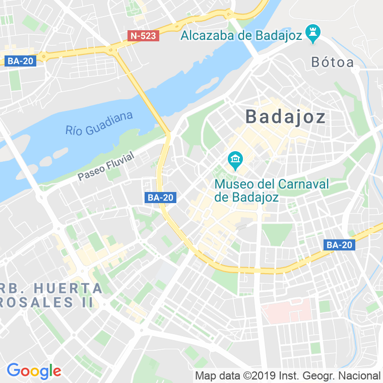 Código Postal calle Impase en Badajoz