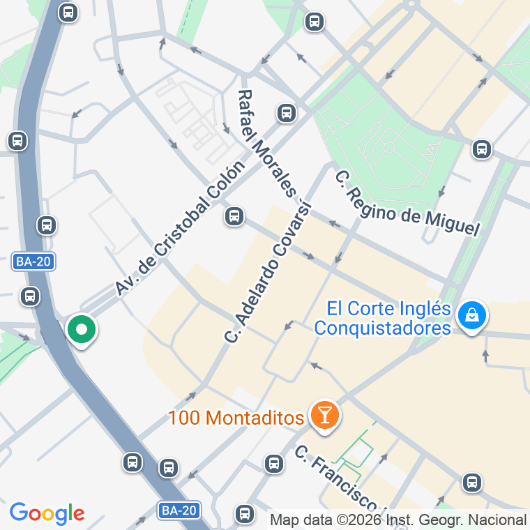Código postal de Santa Marina, Avenida en Badajoz