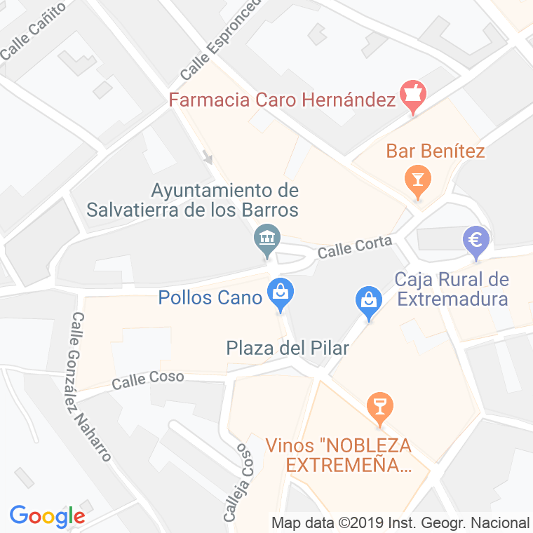 Código Postal calle Castillo De Saltierra De Los Barros en Badajoz