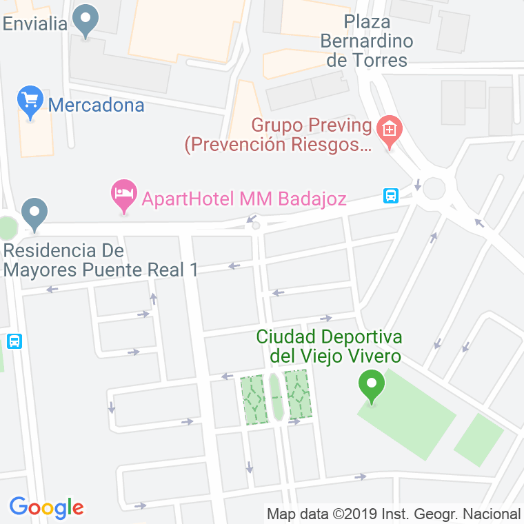 Código Postal calle Castillo De Zalamea De La Serena en Badajoz
