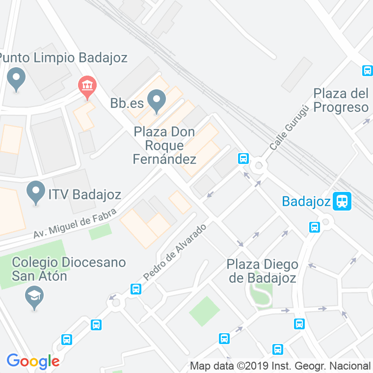 Código Postal calle Gonzalez Serrano en Badajoz