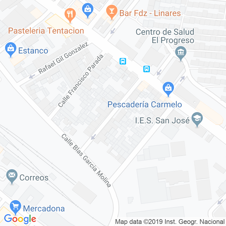 Código Postal calle Maquinas en Badajoz