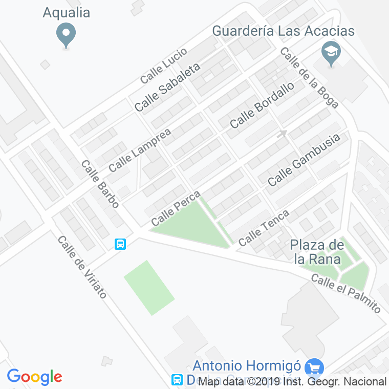 Código Postal calle Perca, La en Badajoz