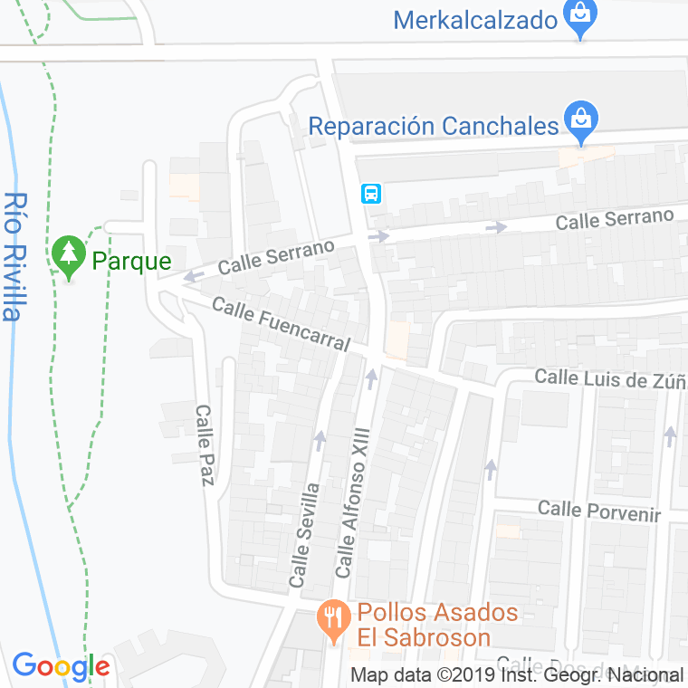 Código Postal calle Fuencarral en Badajoz