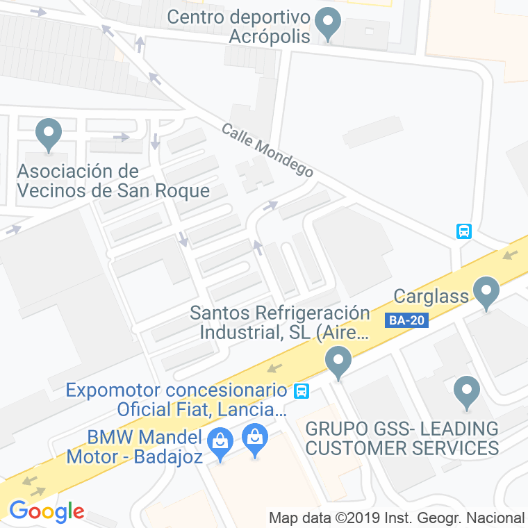 Código Postal calle Ibn-al-sid en Badajoz