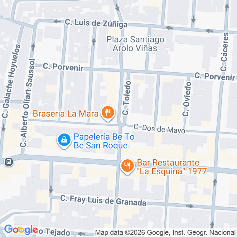 Código postal de Toledo en Badajoz