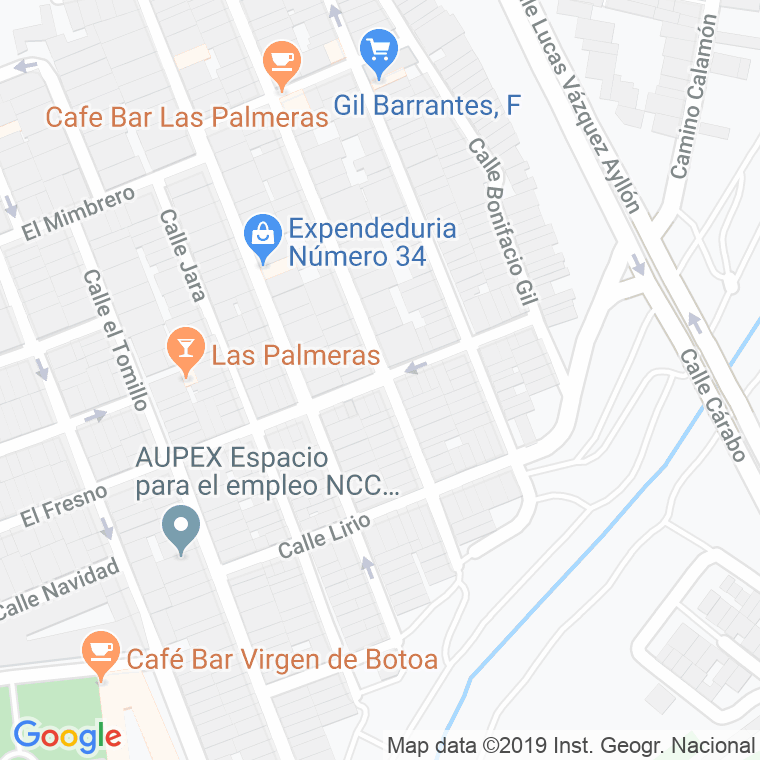 Código Postal calle Amapola, La en Badajoz