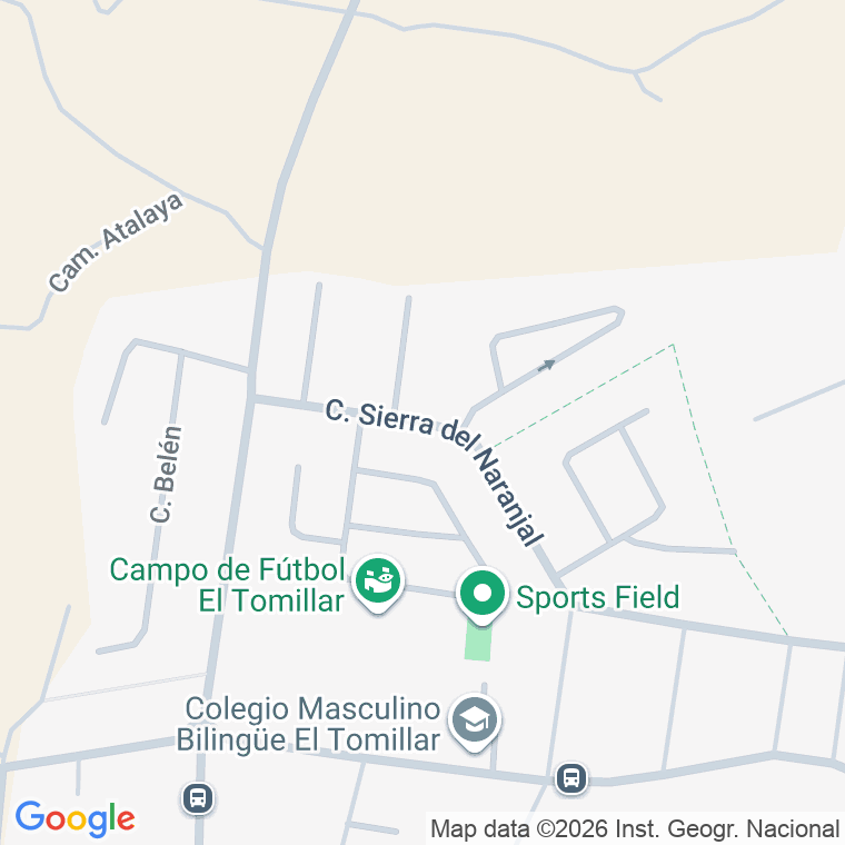 Código postal de Calle Sierra del Naranjal en Vaguadas (las)
